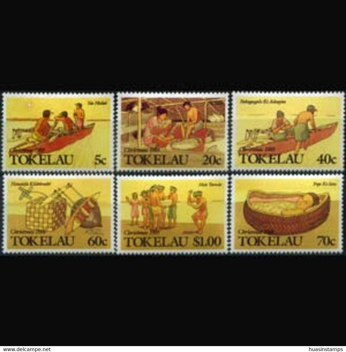 TOKELAU 1988 - Scott# 157-62 Christmas Set Of 6 MNH - Tokelau