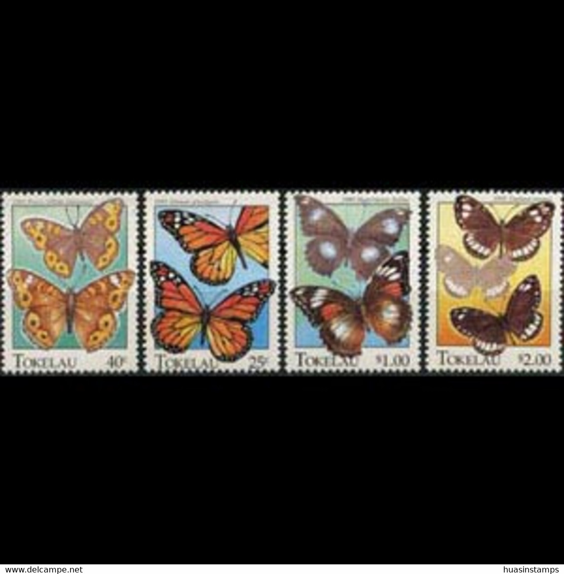 TOKELAU 1995 - Scott# 213-6 Butterflies Set Of 4 MNH - Tokelau