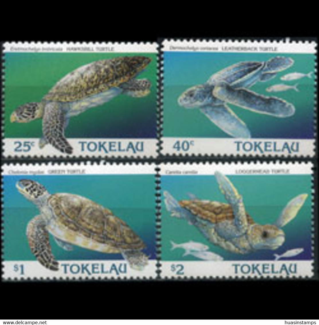 TOKELAU 1996 - Scott# 217-20 Sea Turtles Set Of 4 MNH - Tokelau