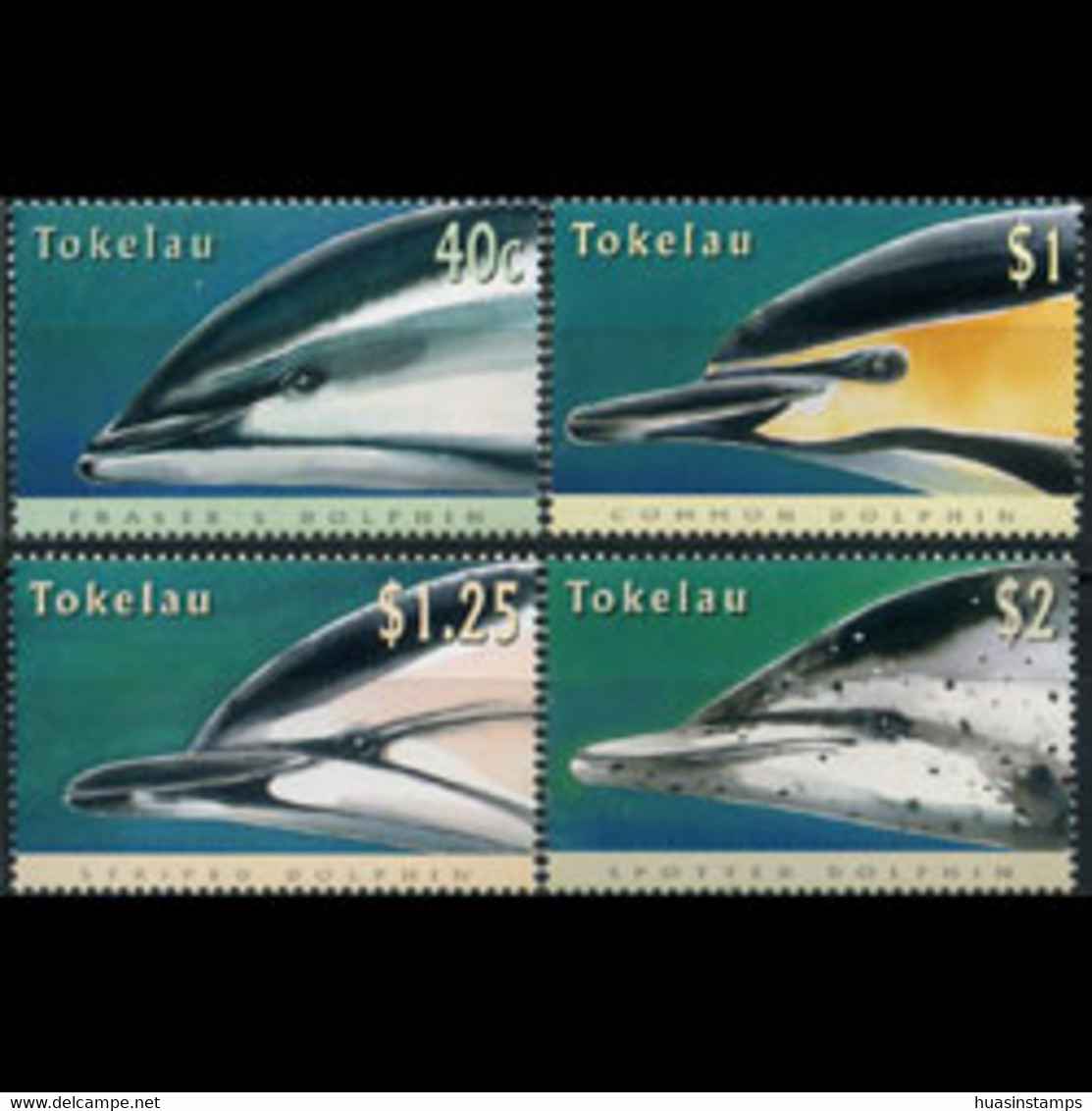 TOKELAU 1996 - Scott# 228-31 Dolphins Set Of 4 MNH - Tokelau