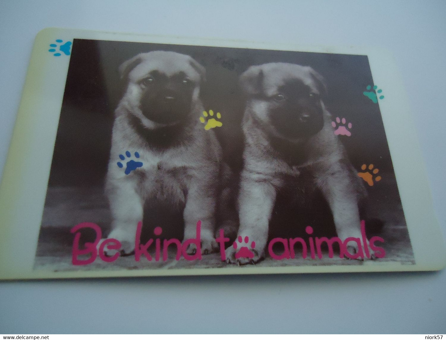 SINGAPORE  USED  CARDS  ANIMALS DOGS - Hunde