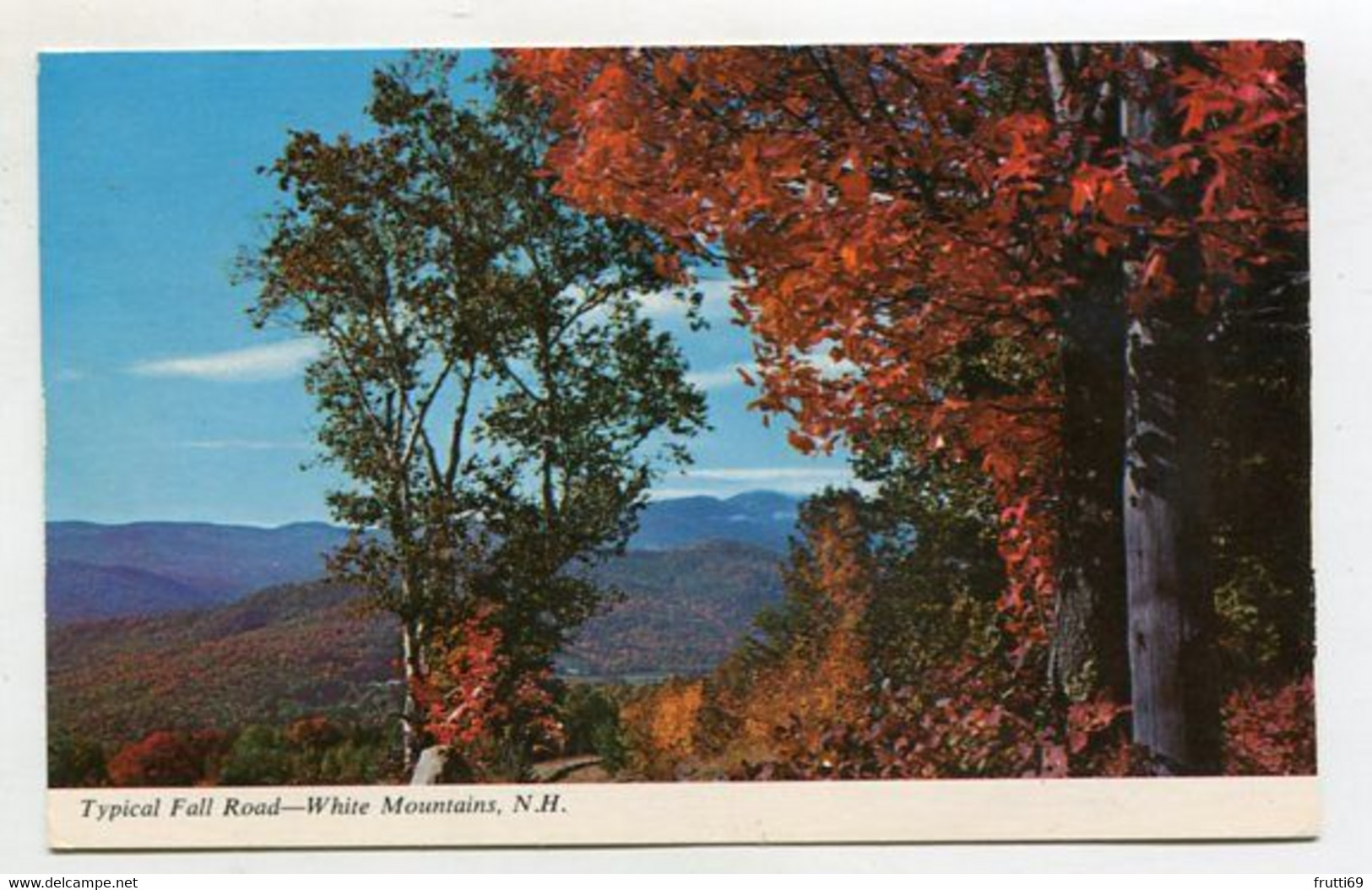 AK 110699 USA - New Hampshire - White Mountains - Typical Fall Road - White Mountains