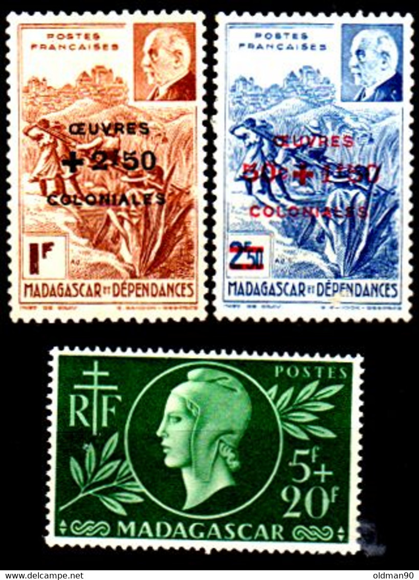 Madagascar -40- POST STAMPS, Issued By 1940-1942 - Quality In Your Opinion. - Autres & Non Classés