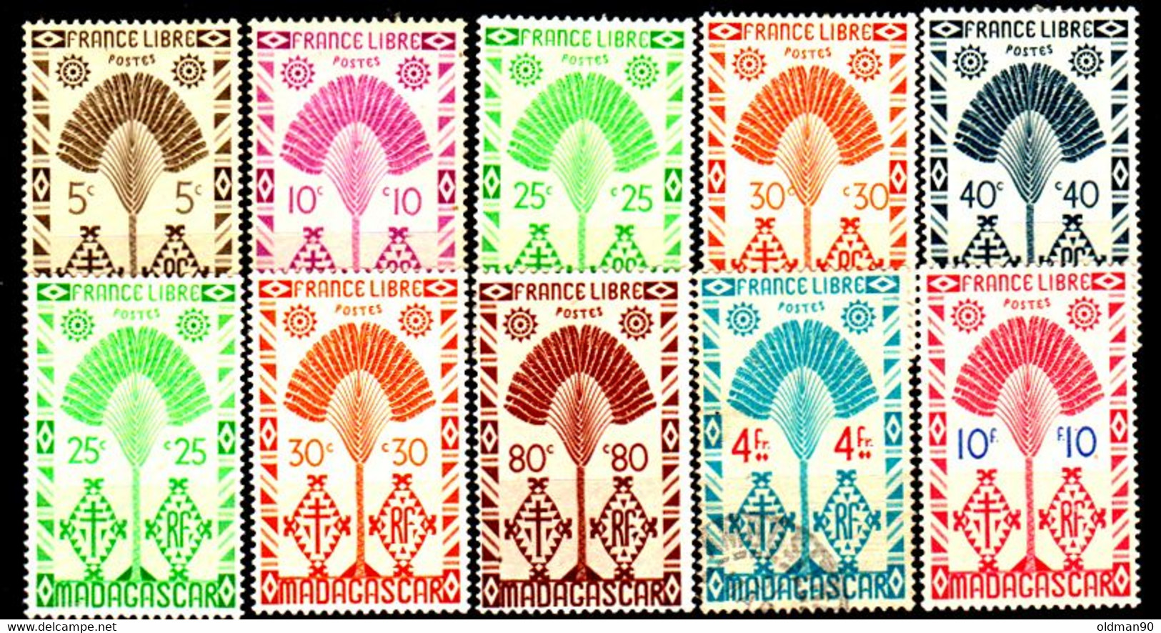 Madagascar -41- POST STAMPS, Issued By 1943 - Quality In Your Opinion. - Otros & Sin Clasificación