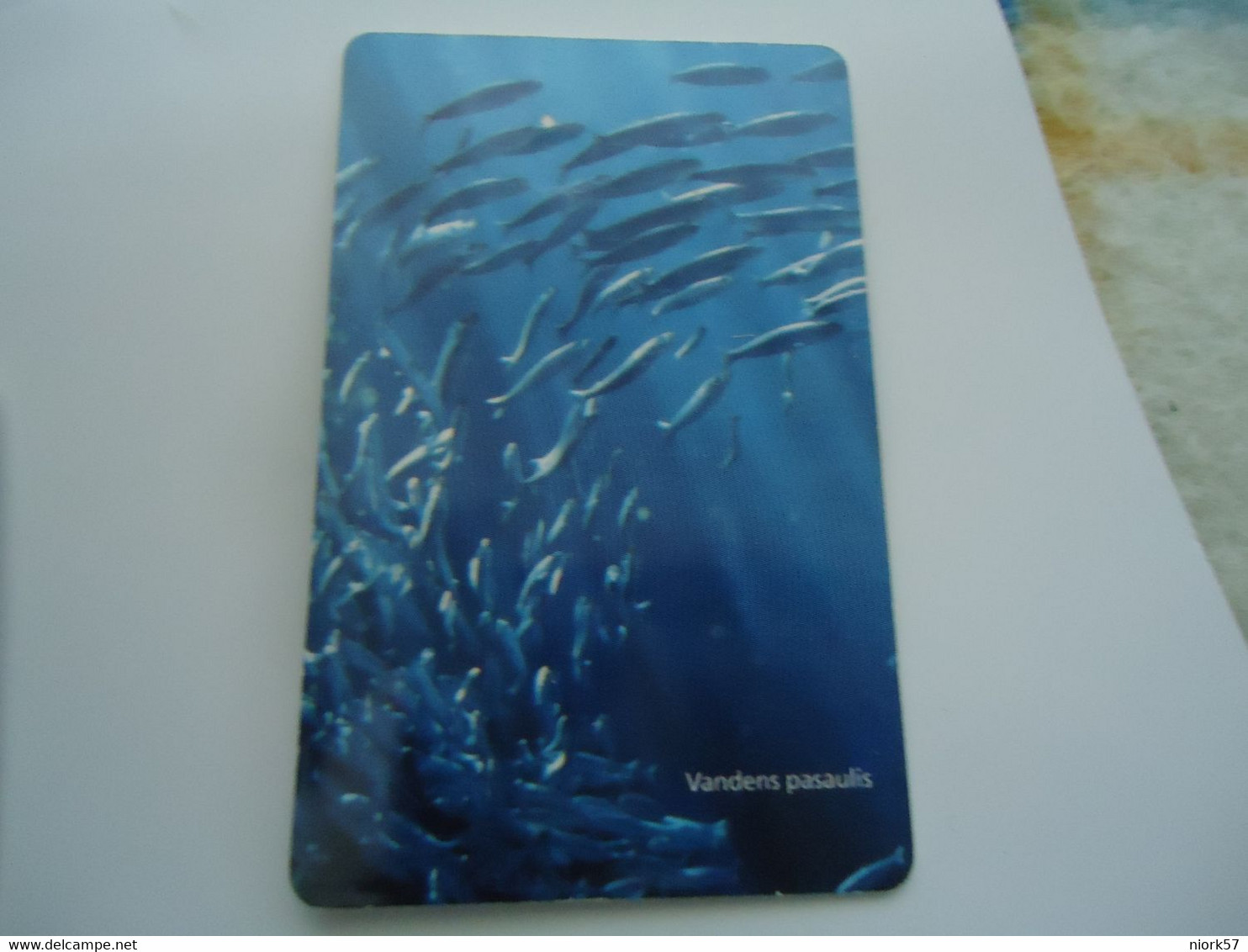LITHUANIA  USED  CARDS  FISHES - Fish