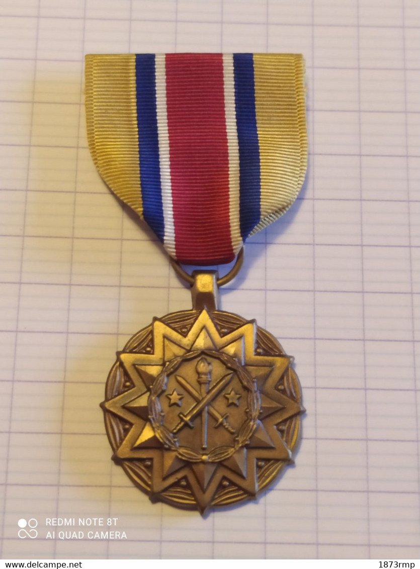MEDAILLE USA, Army National Guard Components Achievement Medal, GARDE NATIONALE RESERVE ARCAM(2 - Etats-Unis