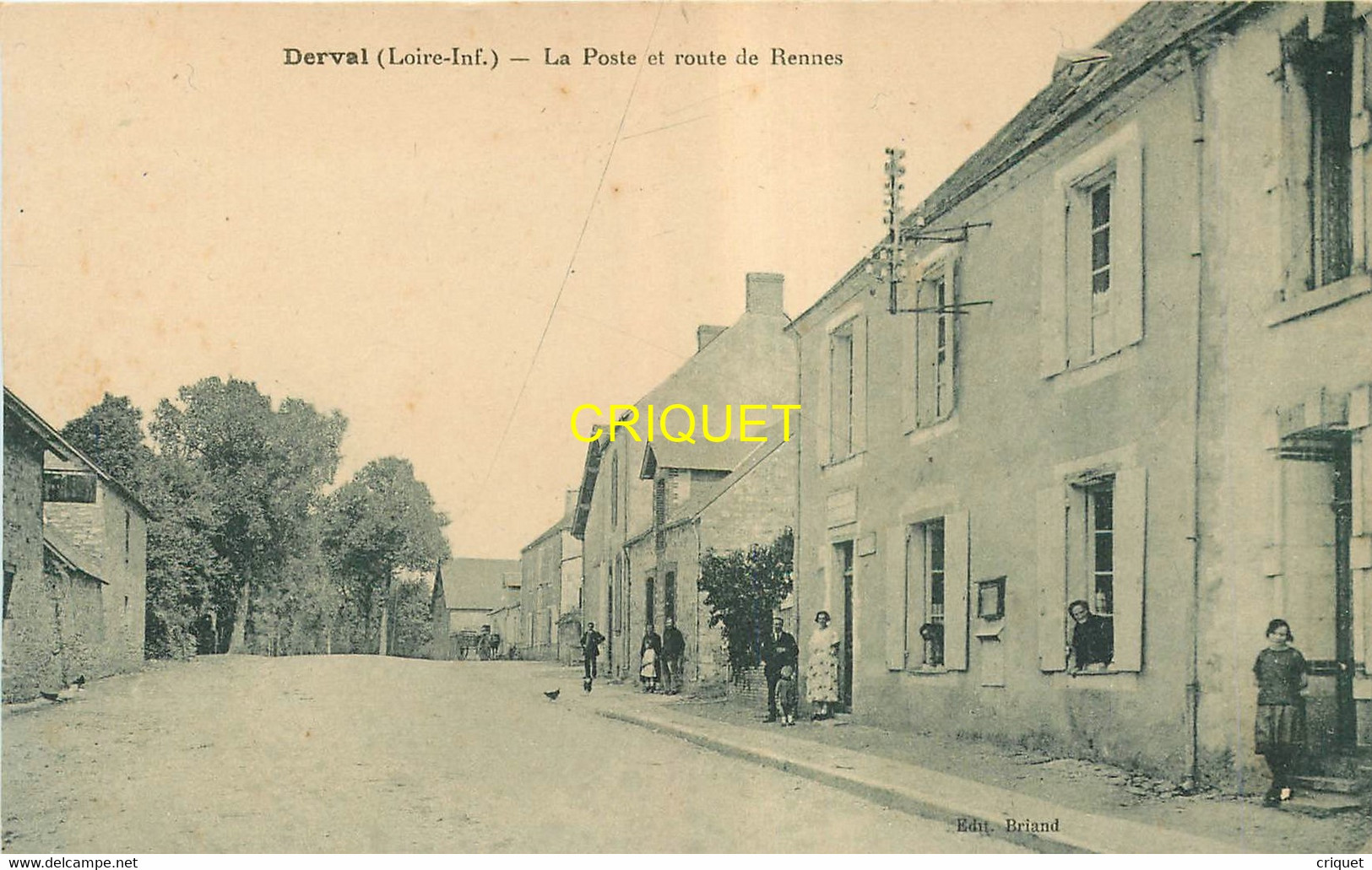44 Derval, La Poste Et La Route De Rennes - Derval
