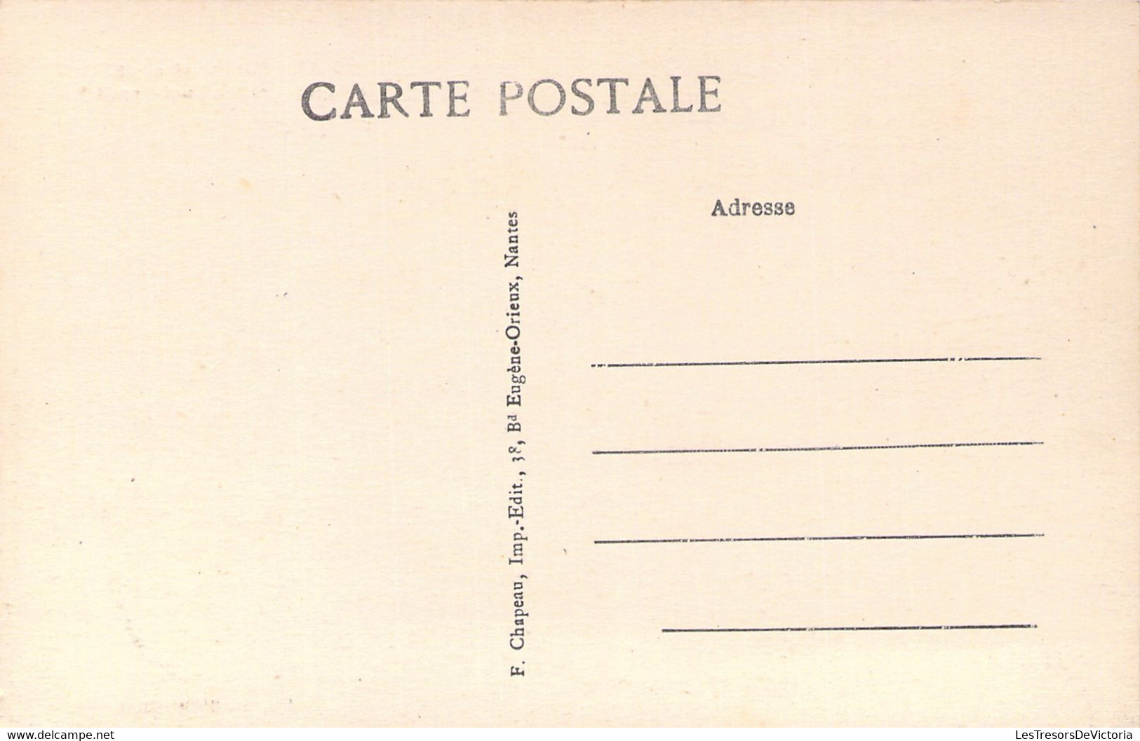44 - LE CROISIC - Belvédère Du Mont Esprit  - F Chapeau - Carte Postale Ancienne - Le Croisic