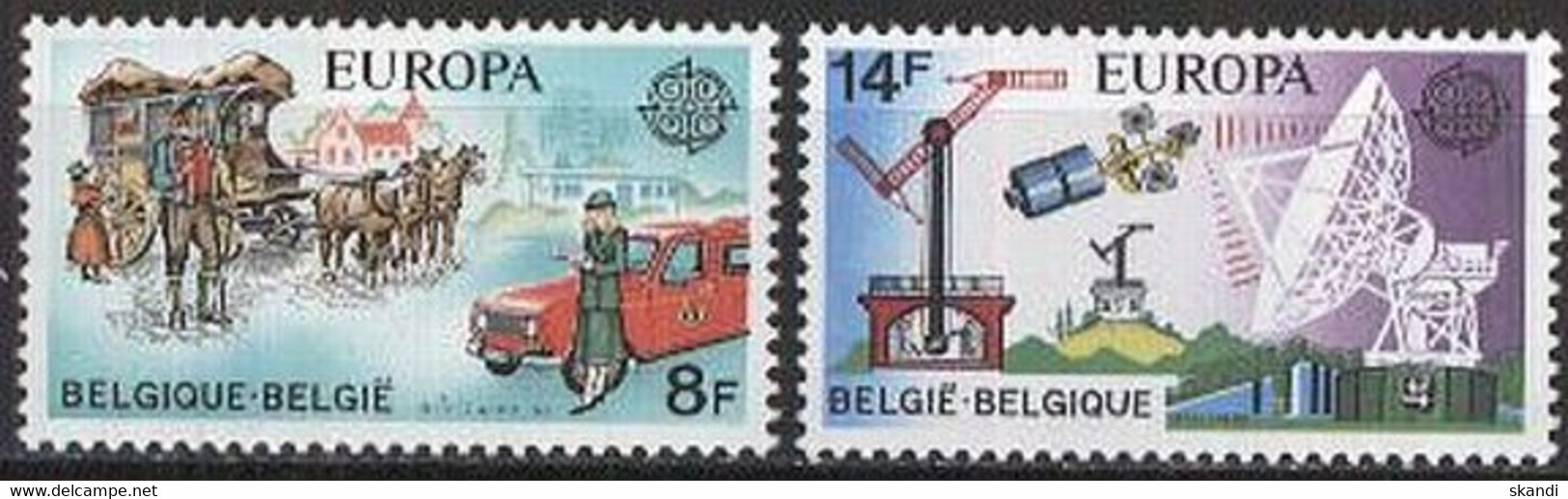 BELGIEN 1979 Mi-Nr. 1982/83 ** MNH - CEPT - Unused Stamps