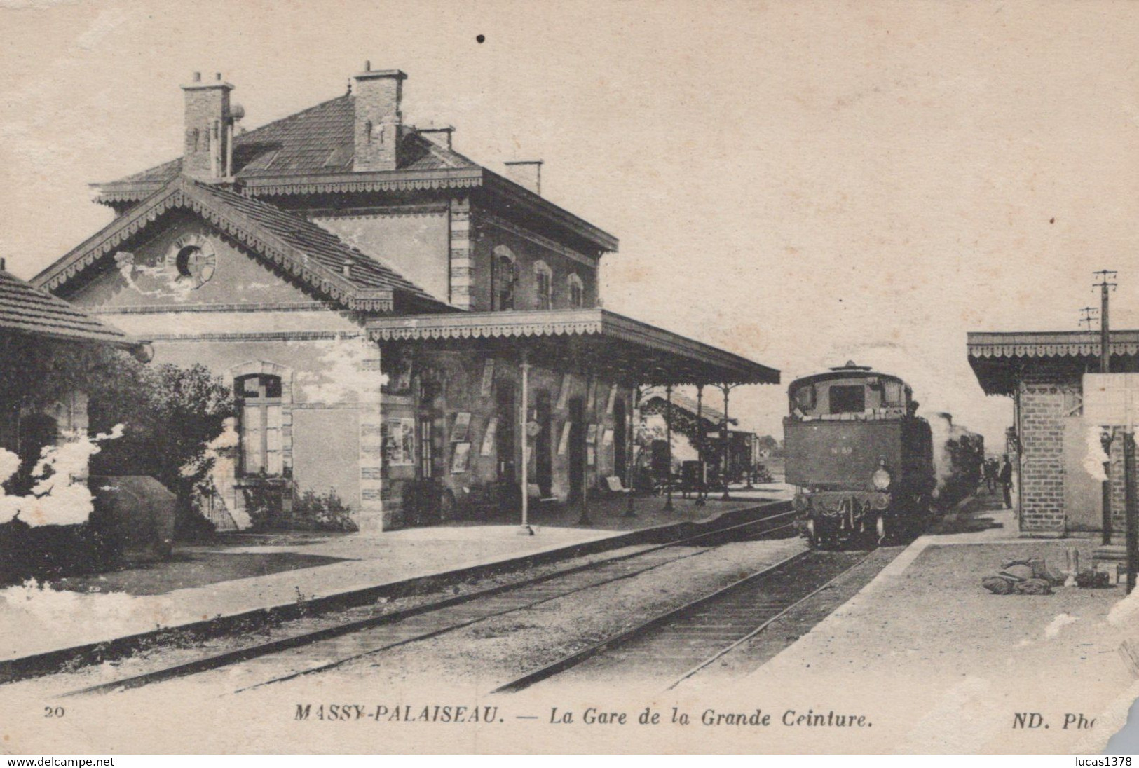 91 / MASSY PALAISEAU / LA GARE DE LA GRANDE CEINTURE - Massy