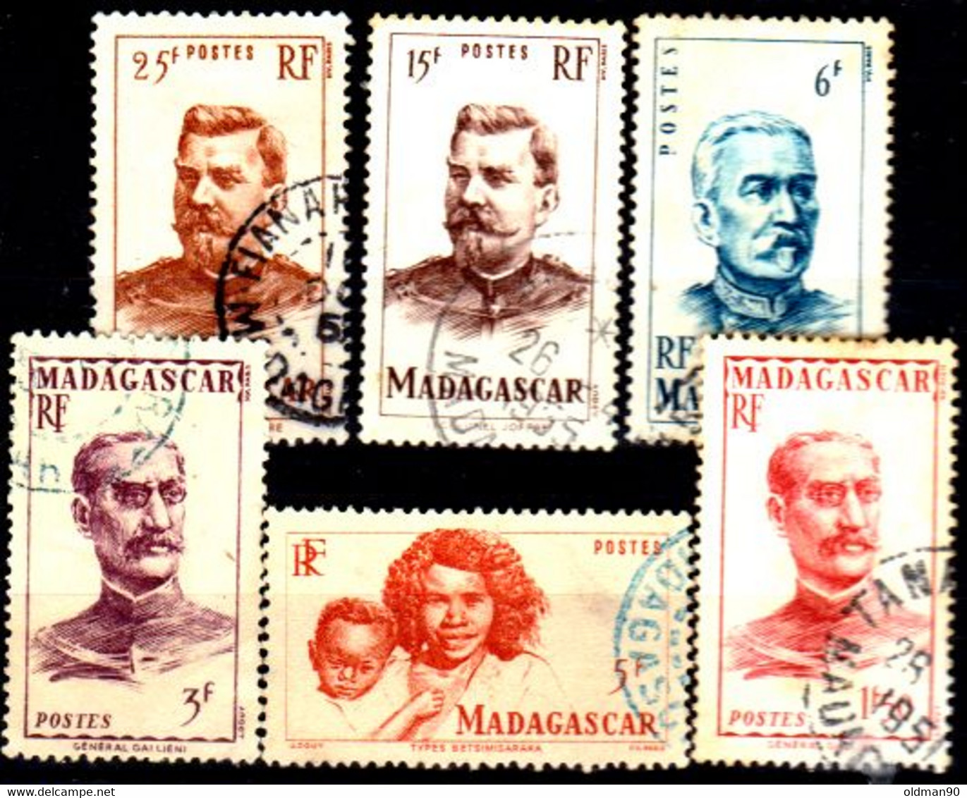 Madagascar -50- POST STAMPS, Issued By 1946 - Quality In Your Opinion. - Autres & Non Classés