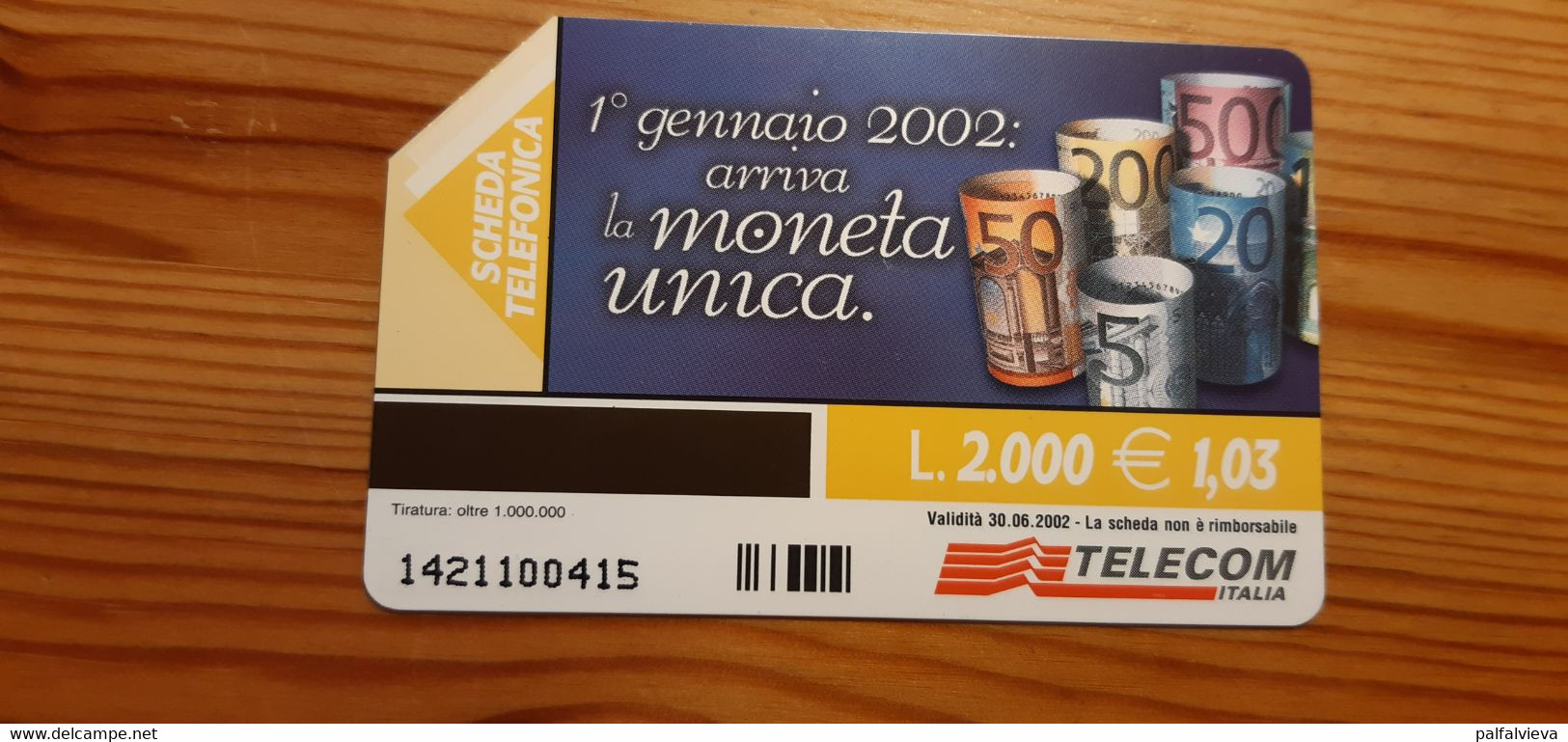 Phonecard Italy - Money, Coin, Euro - Public Ordinary
