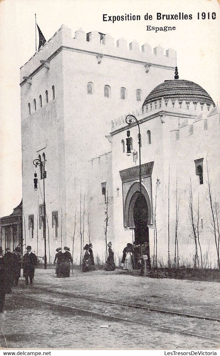 BRUXELLES - 1910 Exposition - Espagne - Carte Postale Ancienne - Wereldtentoonstellingen