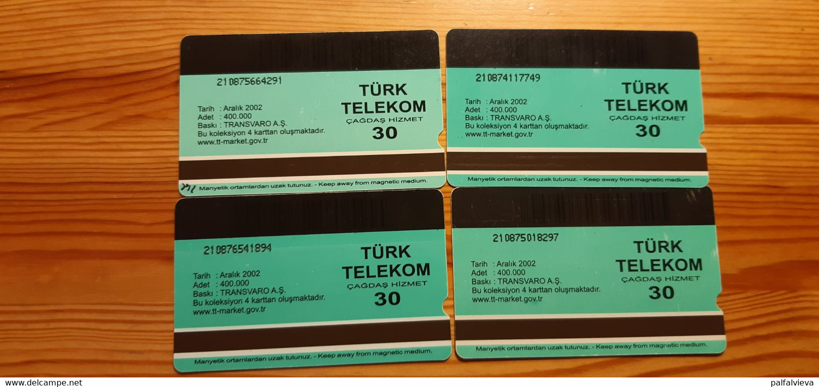 Phonecard Set Turkey - Puzzle, Tulip - Türkei