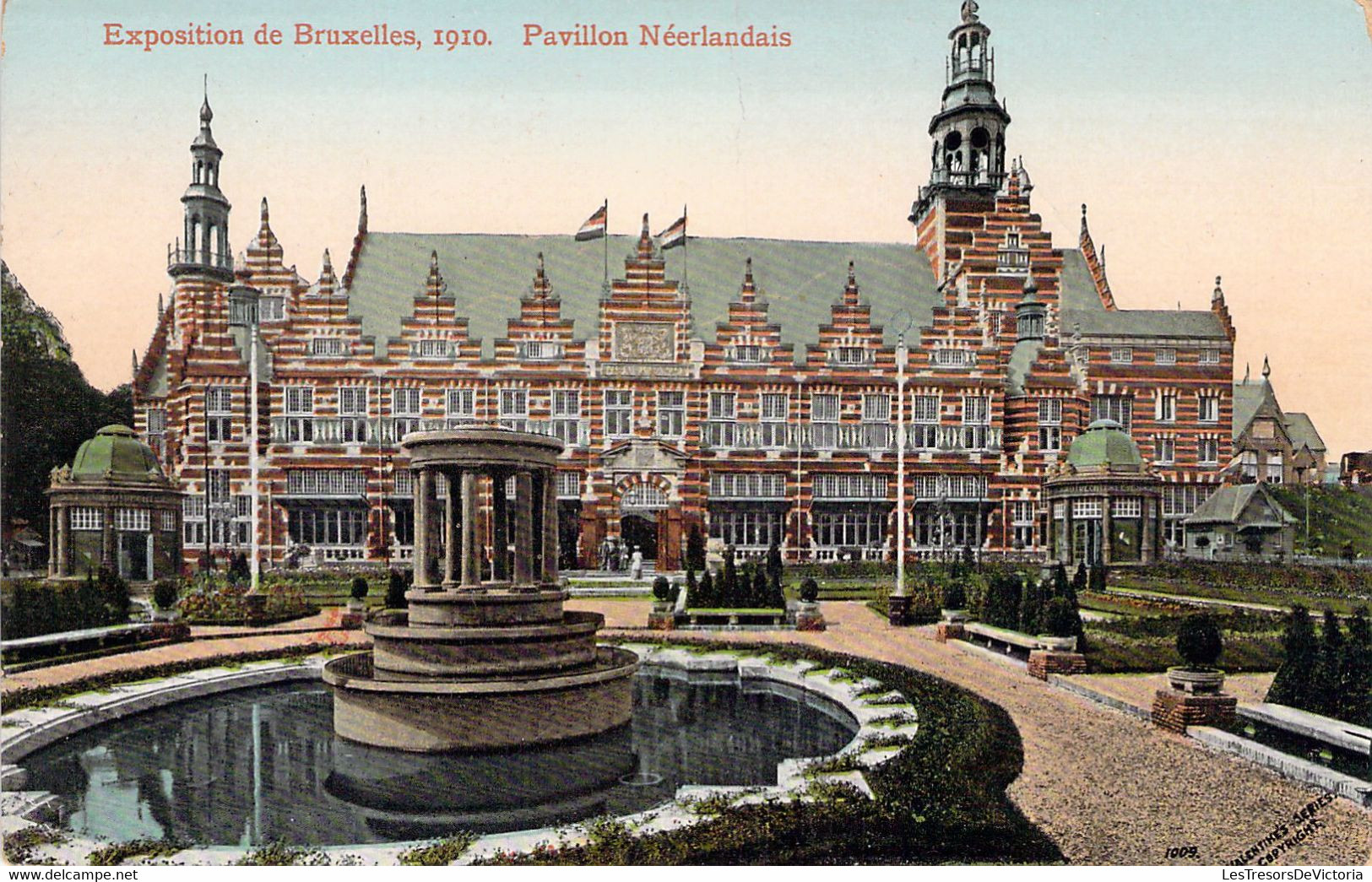 BRUXELLES - 1910 Exposition - Pavillon Néerlandais - Carte Postale Ancienne - Wereldtentoonstellingen