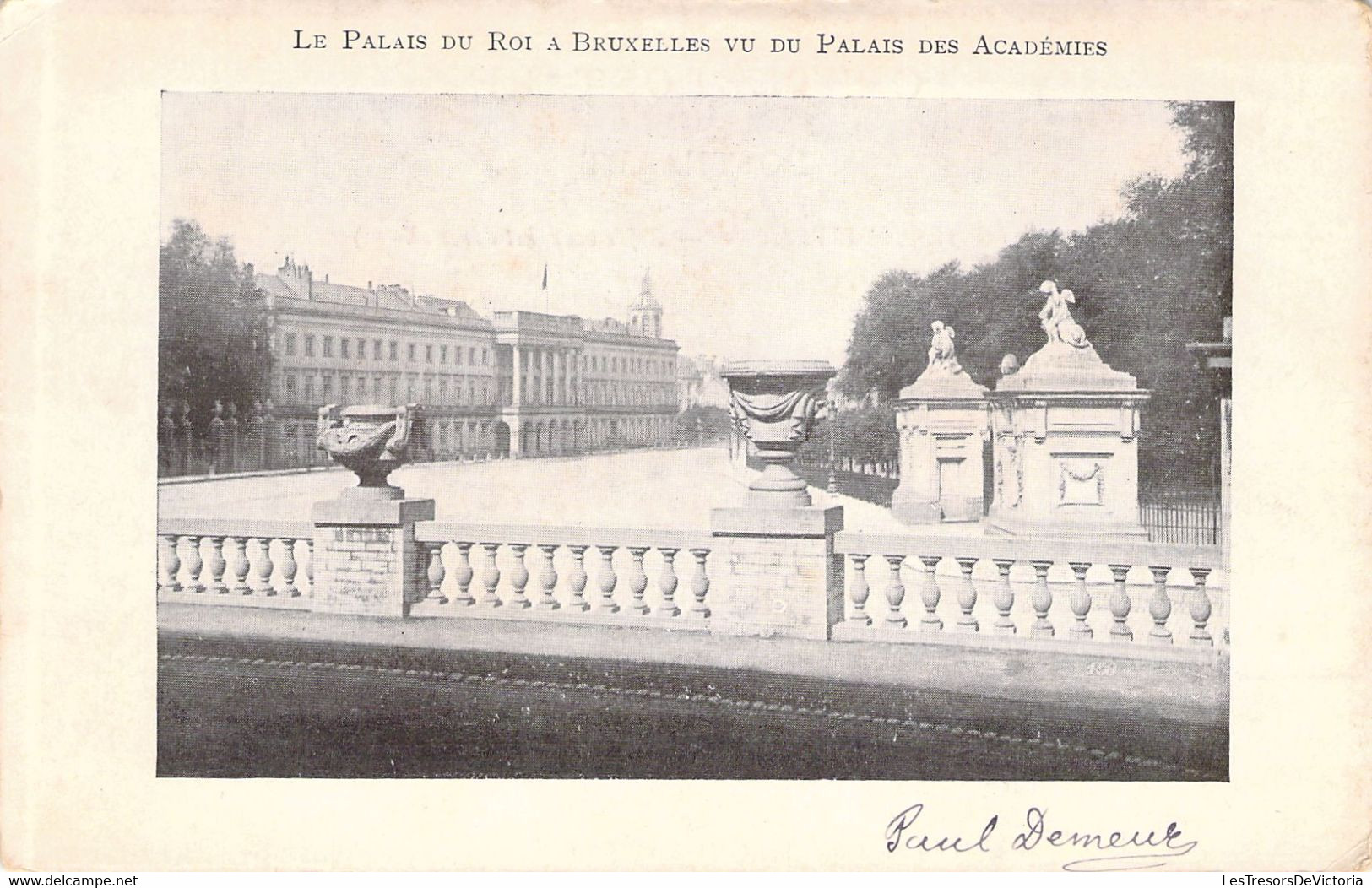 BRUXELLES - PALAIS DU ROI Vu Du Palais Des Académies - Carte Postale Ancienne - Monuments, édifices