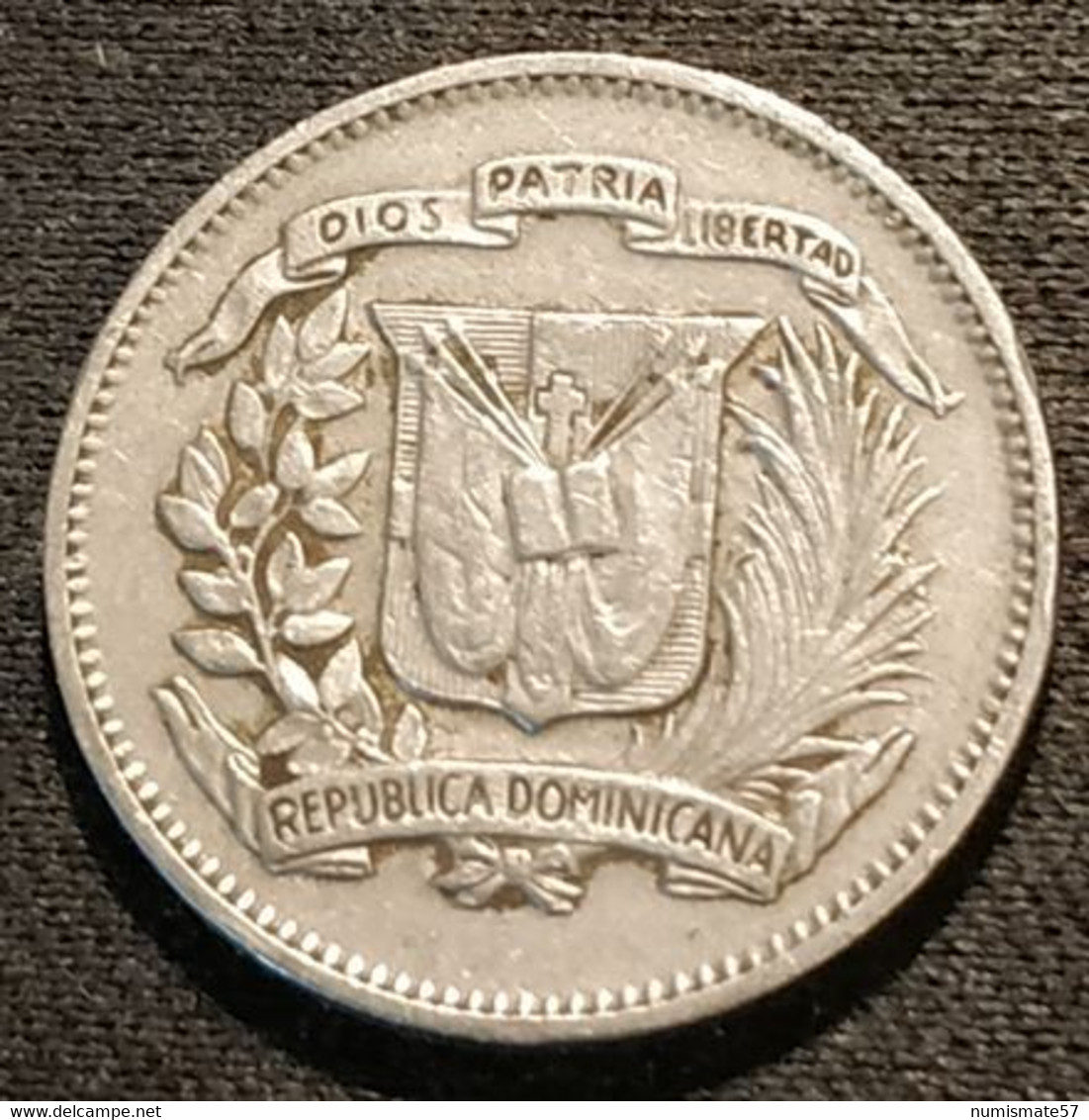 REPUBLIQUE DOMINICAINE - 10 CENTAVOS 1967 - KM 19a - REPUBLICA DOMINICANA - Dominicaanse Republiek