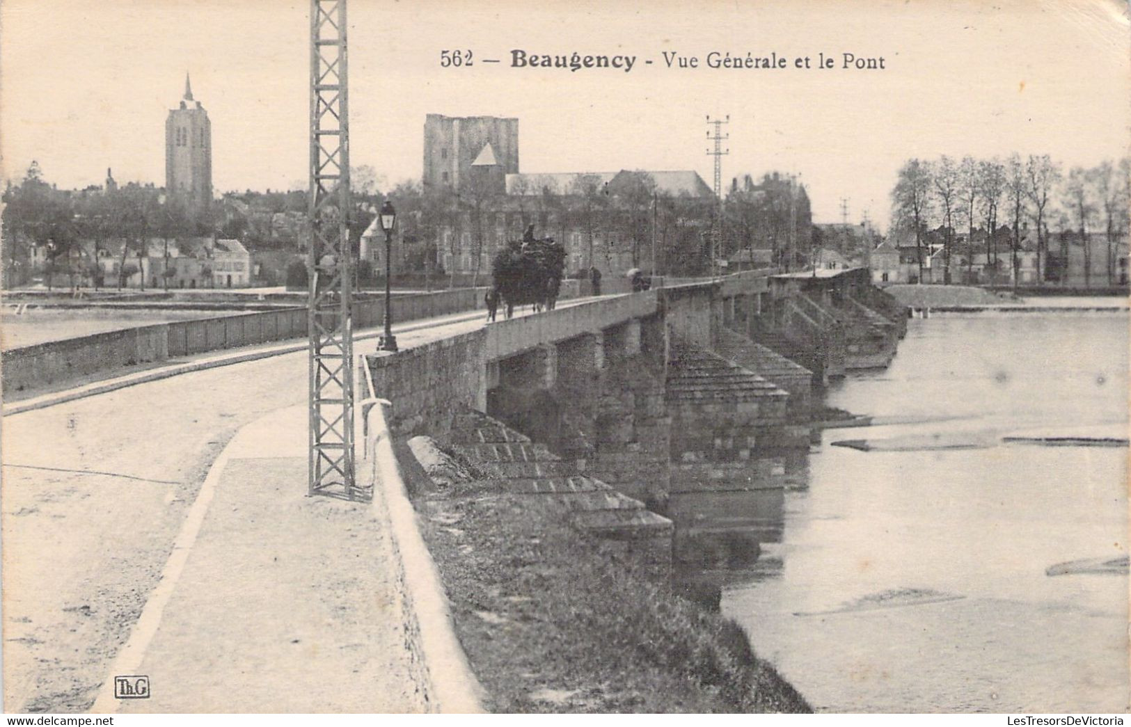 FRANCE - 45 - BEAUGENCY - Vue Générale Et Le Pont - Carte Postale Ancienne - Beaugency