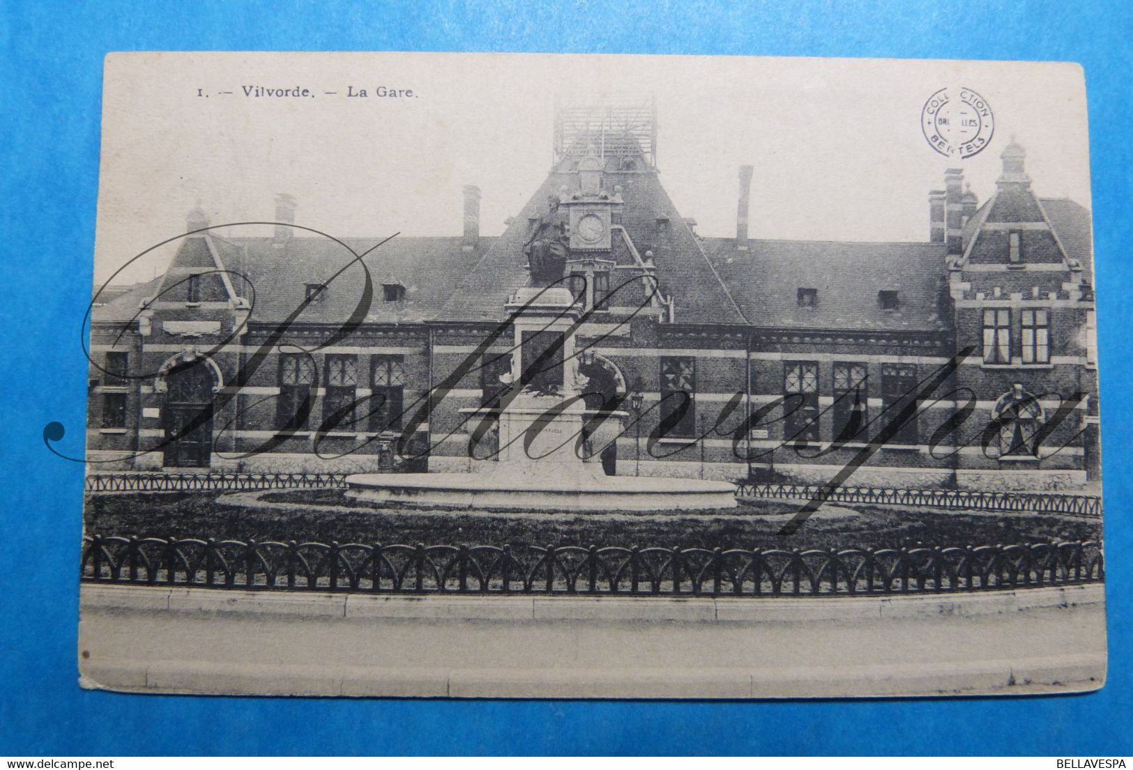 Vilvoorde La Gare Station.  1913 - Stazioni Senza Treni