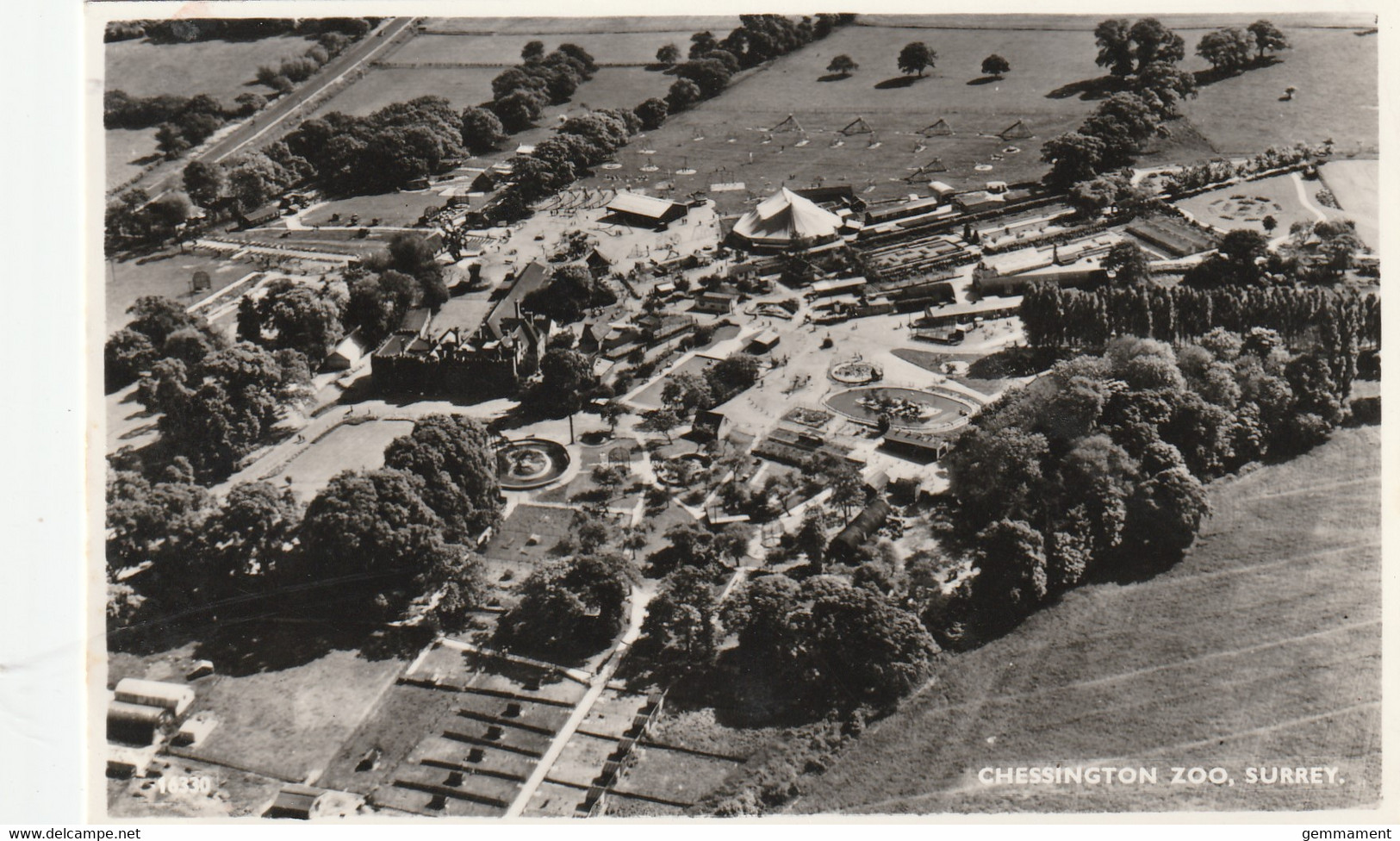 CHESSINGTON ZOO. AERIAL VIEW - Surrey