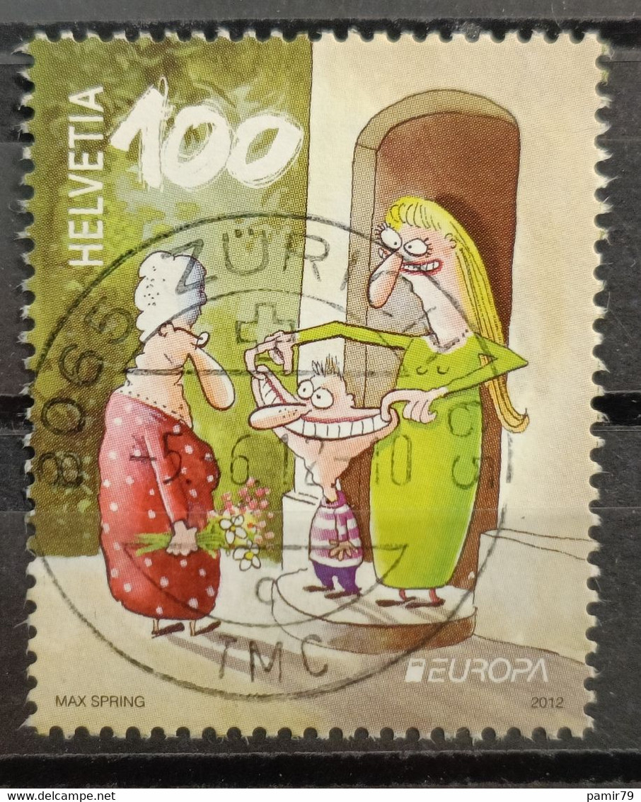 2012 Europa Besuche Top Stempel - Oblitérés