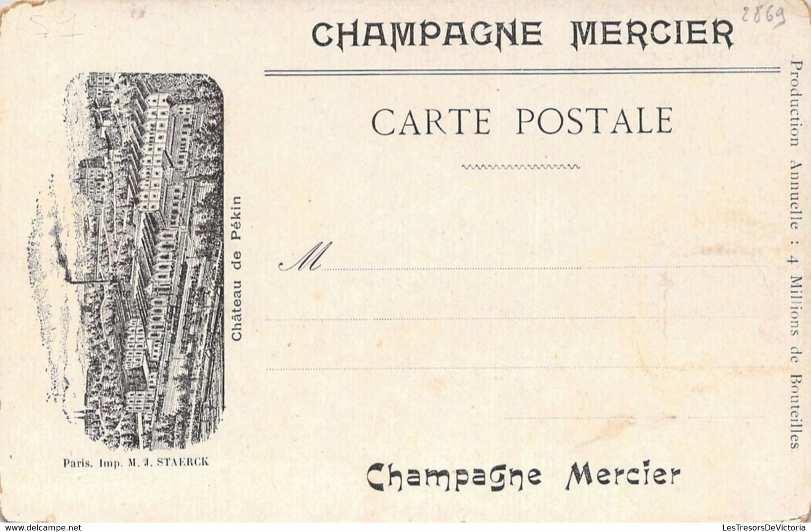 FRANCE - 51 - AY - Vue Générale Prise Dans Les Vignes - Champagne MERCIER - Carte Postale Ancienne - Ay En Champagne