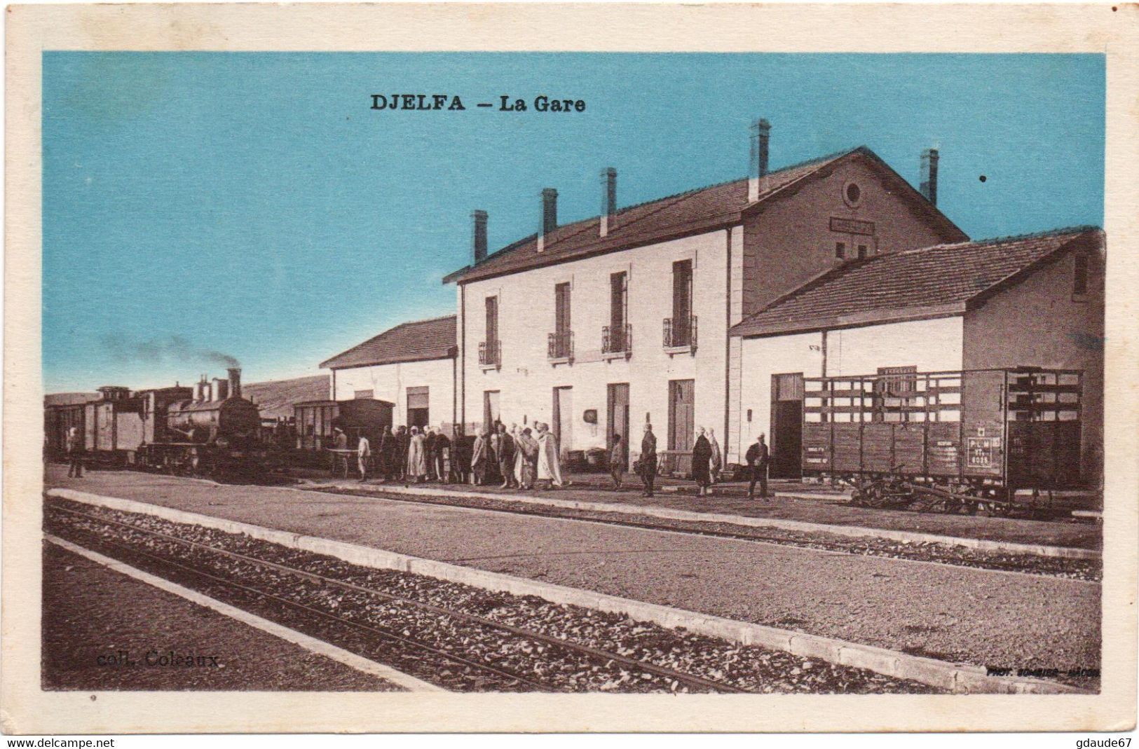 DJELFA (ALGERIE) - LA GARE - TRAIN - Djelfa