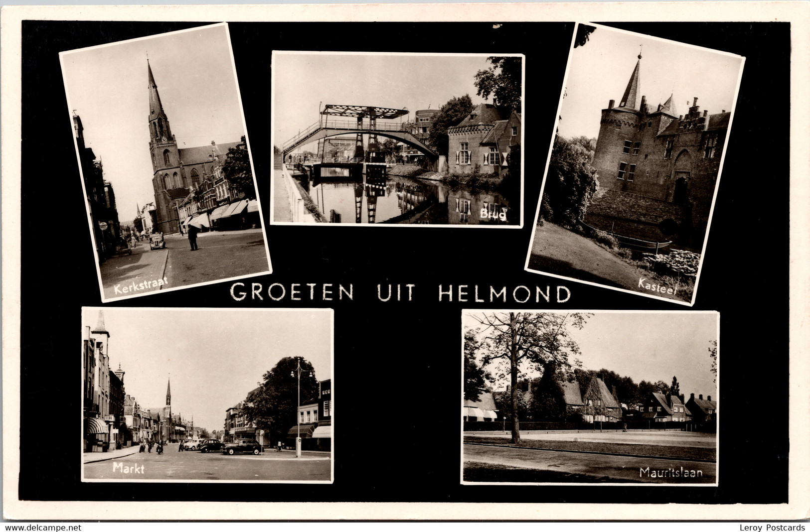 #2232 - Groeten Uit Helmond, Mauritslaan 1957 (NB) - Helmond