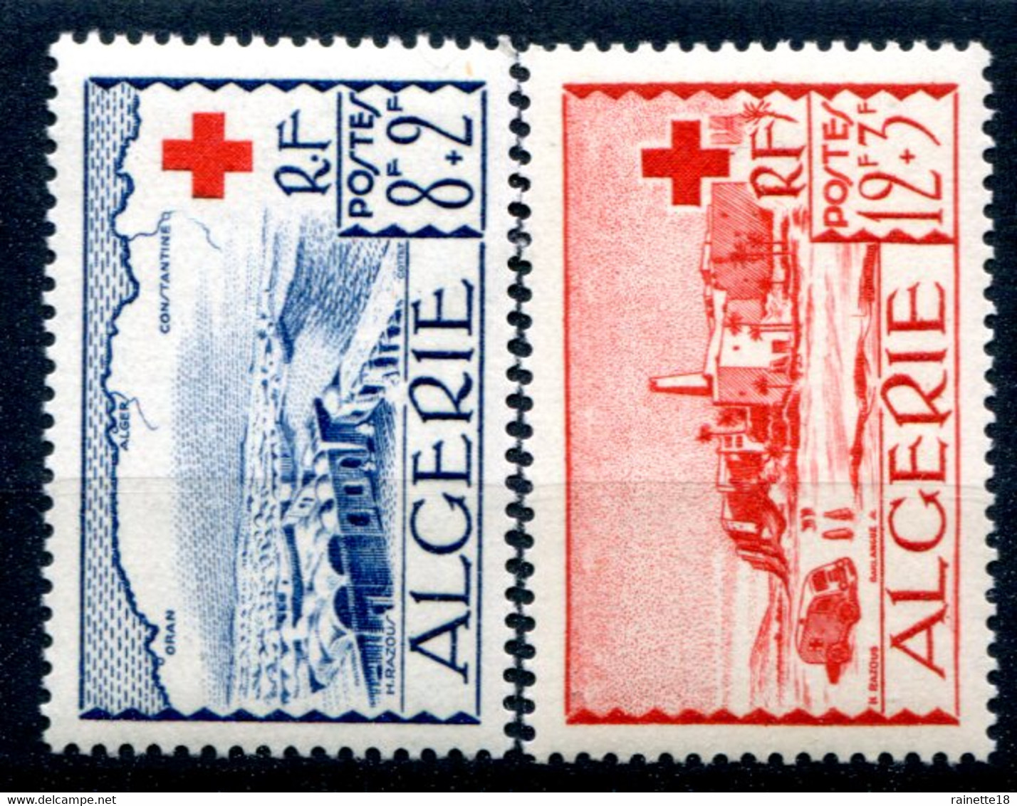 Algérie          300/301 **  Croix Rouge - Nuevos