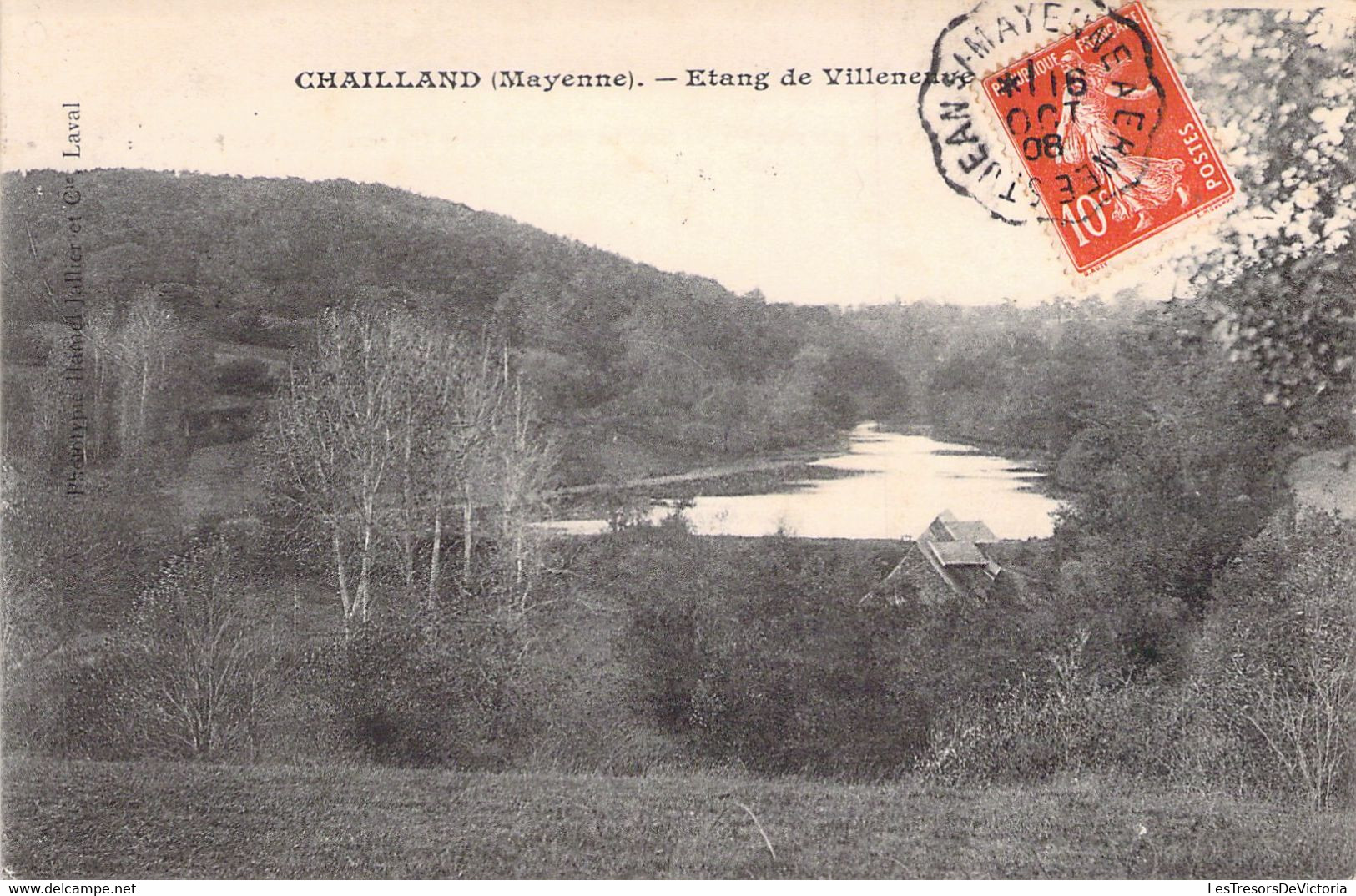 FRANCE - 53 - CHAILLAND - Etang De Villeneuve - Carte Postale Ancienne - Chailland