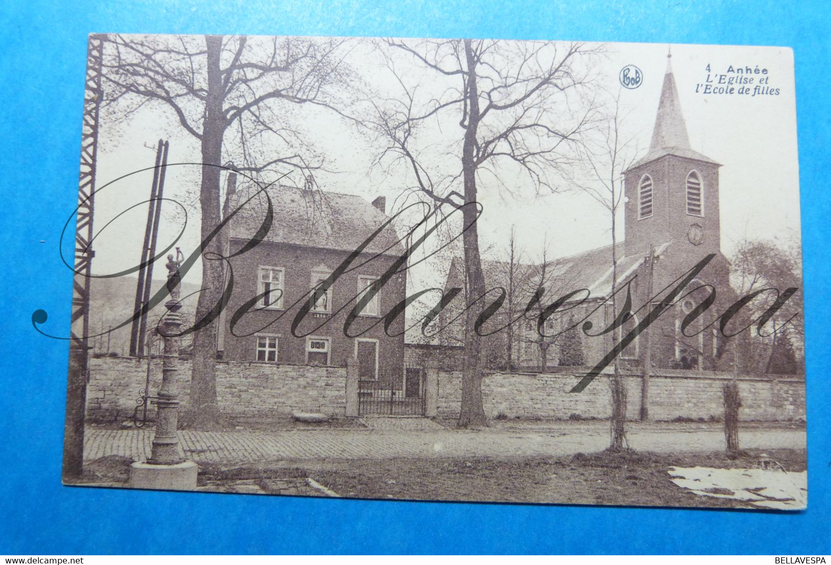 Anhée Eglise Ecole De Filles Dorpspomp  Waterpomp - Anhée