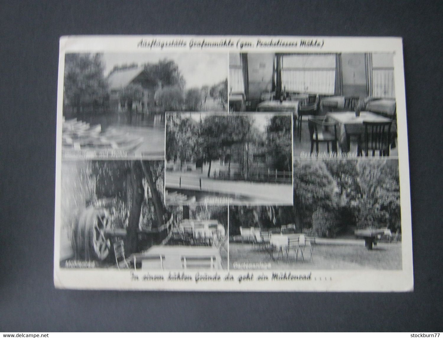 Kirchhellen (Bottrop) , Gasthof Grafenmühle ,  Seltene Karte 1940 Mit Stempel - Bottrop