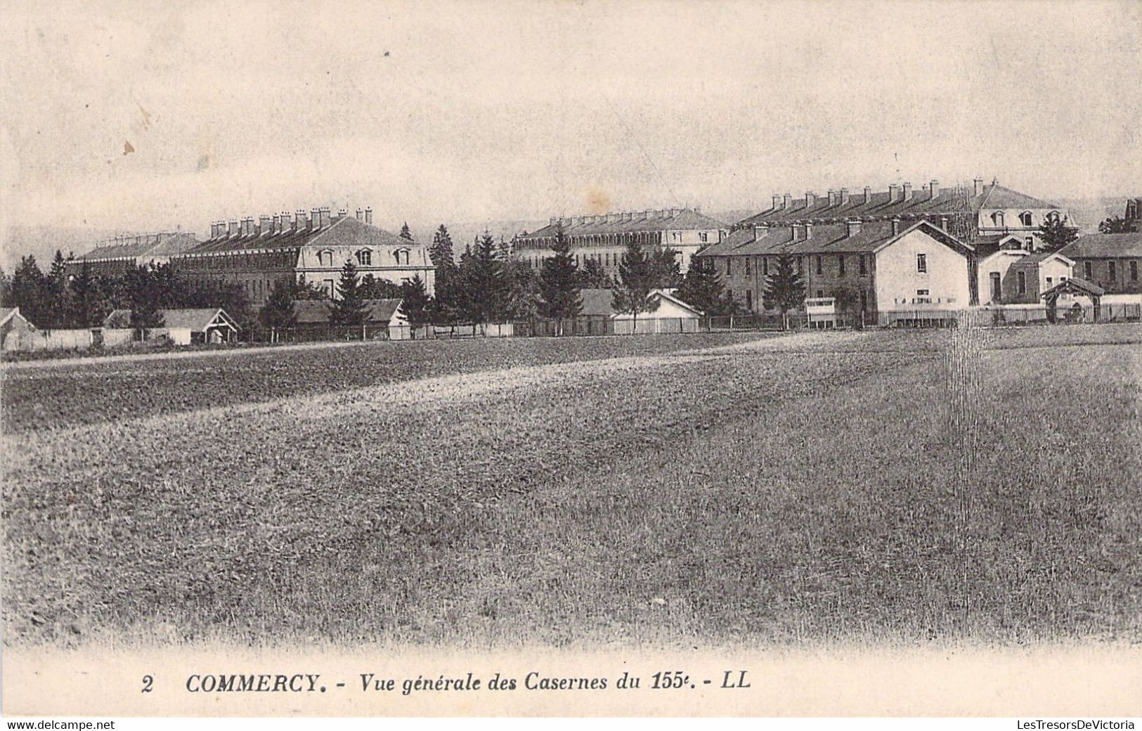 FRANCE - 55 - COMMERCY - Vue Générale Des Casernes Du 155è - LL - MILITARIAT - Carte Postale Ancienne - Commercy