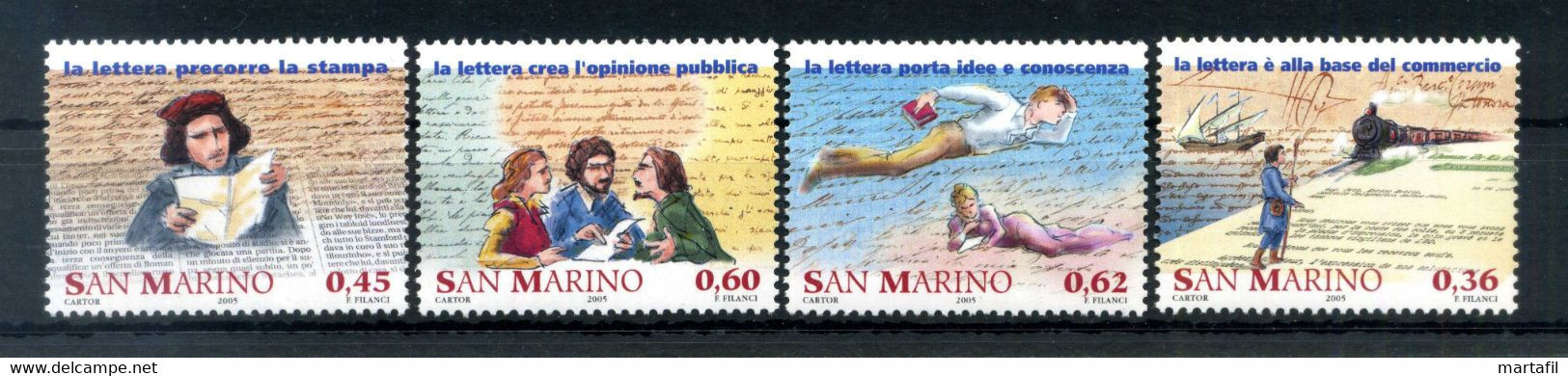 2005 SAN MARINO SET MNH ** - Neufs