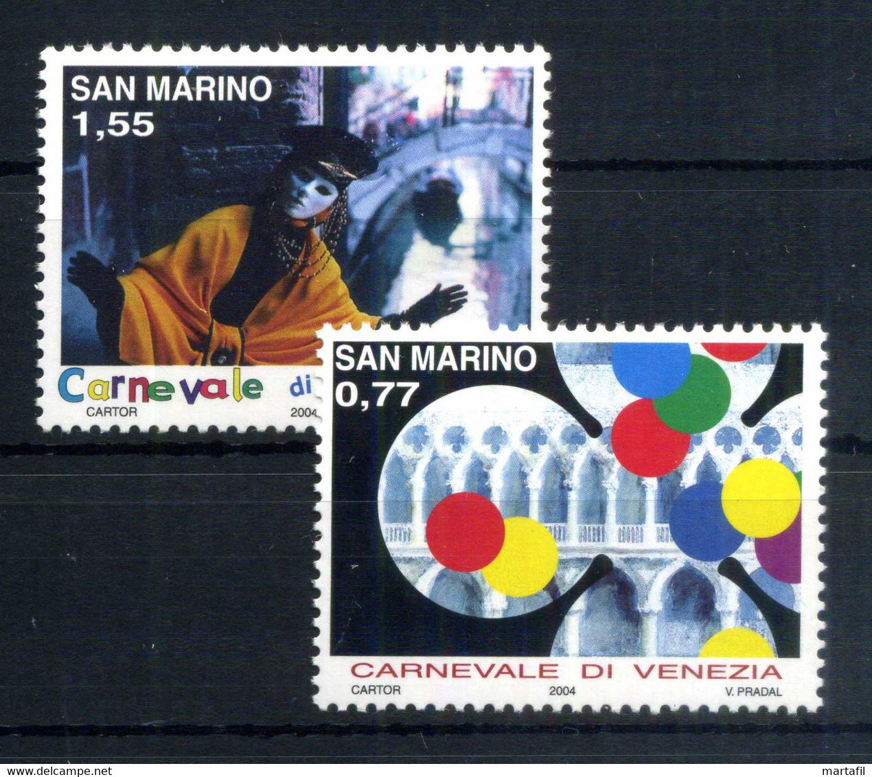 2004 SAN MARINO SET MNH ** 1979/1980 Carnevale Di Venezia - Unused Stamps