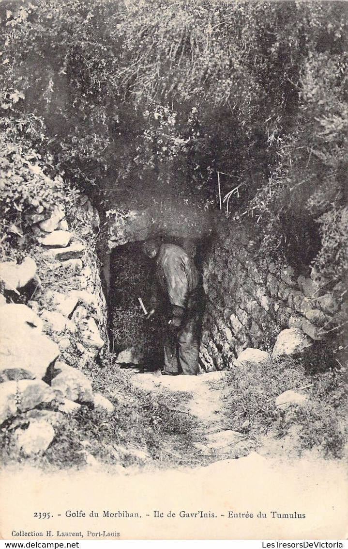 FRANCE - 56 - Ile De Gavr'Inis - Entrée Du Tumulus - Carte Postale Ancienne - Autres & Non Classés