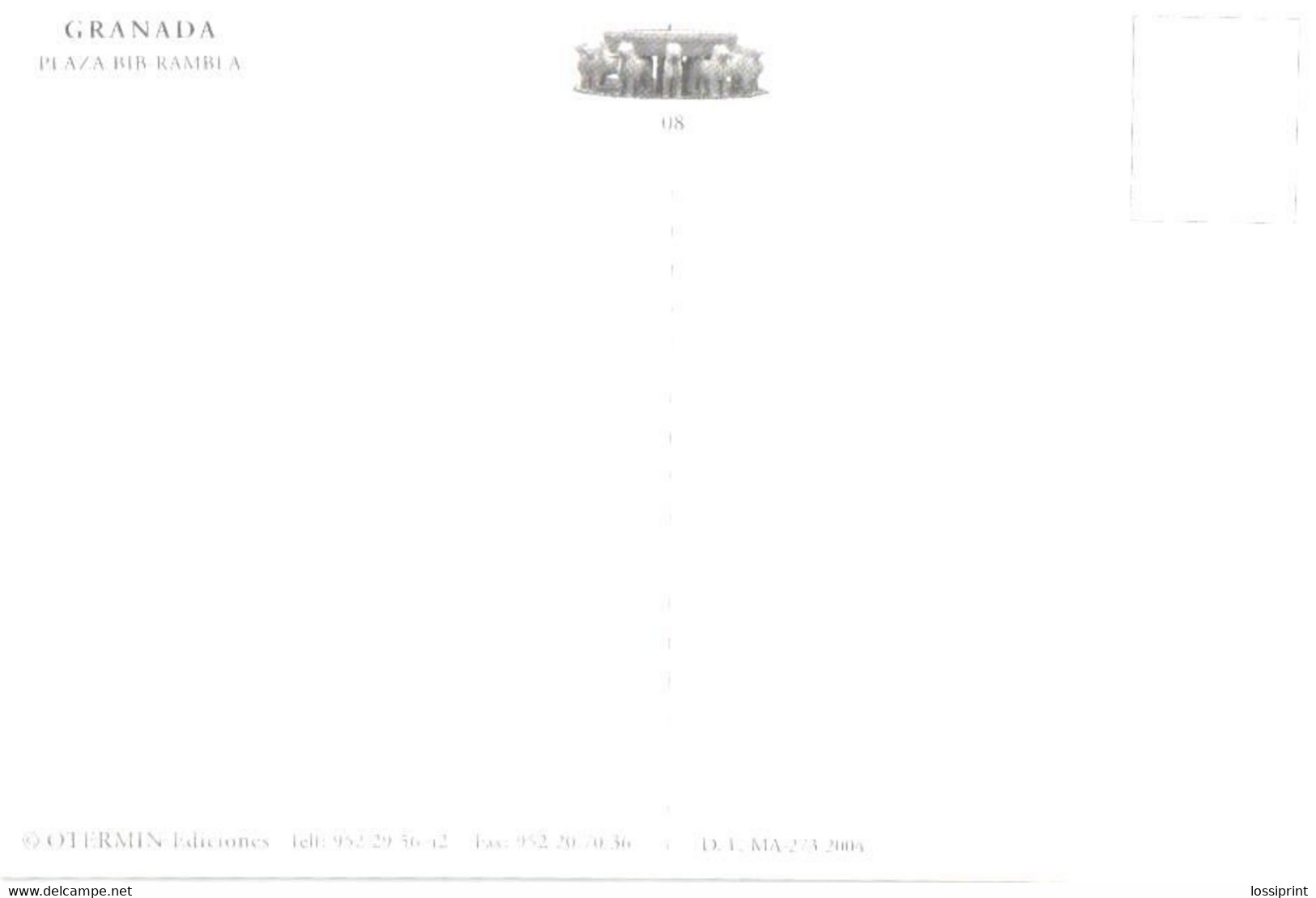 Spain:Granada, Bib-Rambla Square At Night - Granada