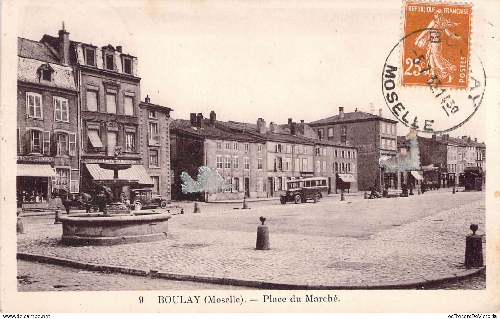 FRANCE - 57 - BOULAY - Place Du Marché - Carte Postale Ancienne - Boulay Moselle