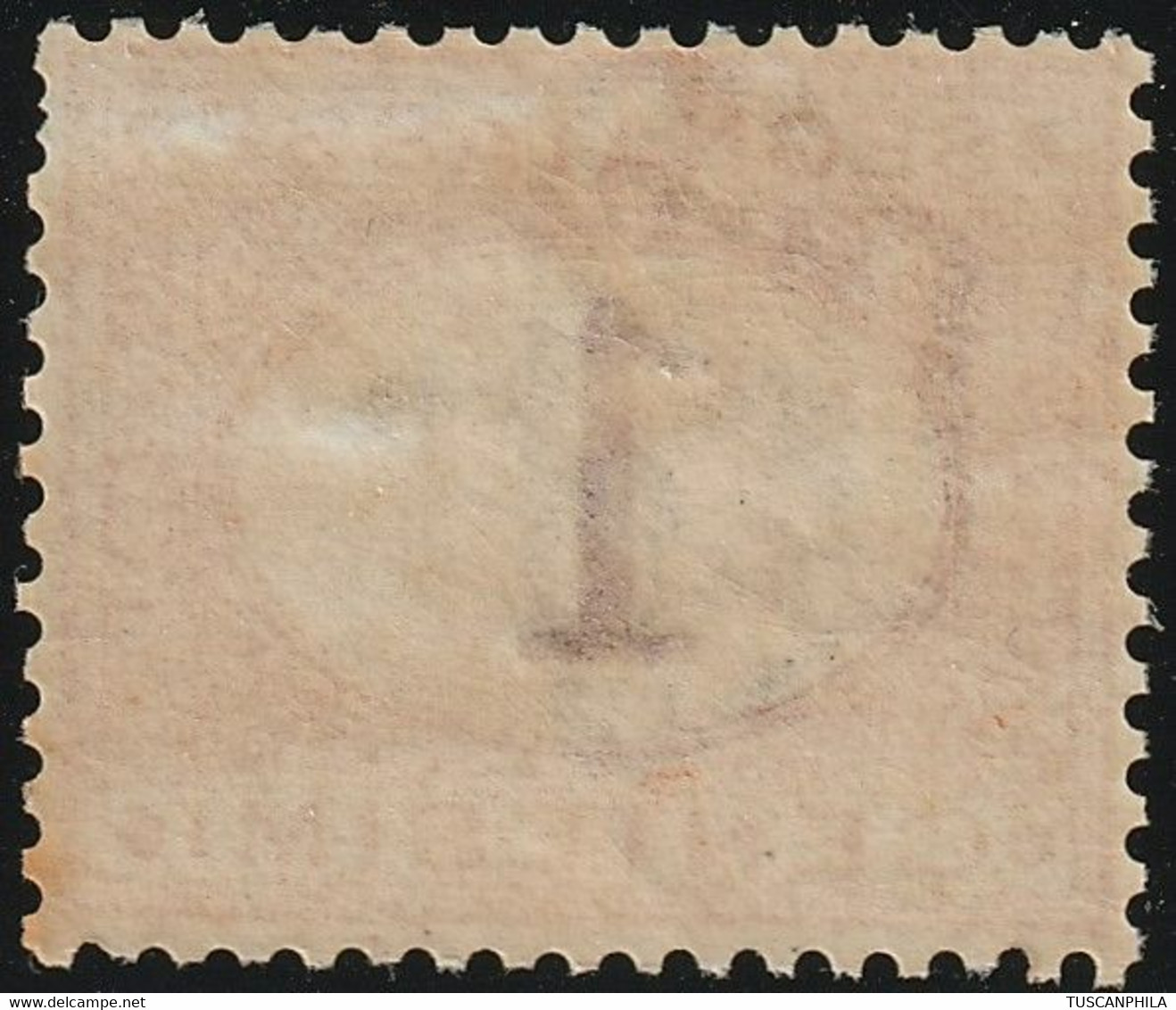 1870 1 C. Ocra E Carminio Sass 3 Centratissimo MNH** - Taxe