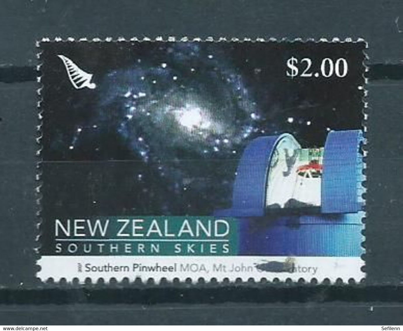 2007 New Zealand $2.00 Southern Skies Used/gebruikt/oblitere - Gebraucht