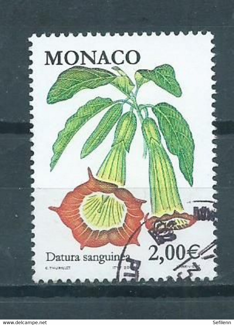 2002 Monaco €2.00 Planten Used/gebruikt/oblitere - Oblitérés