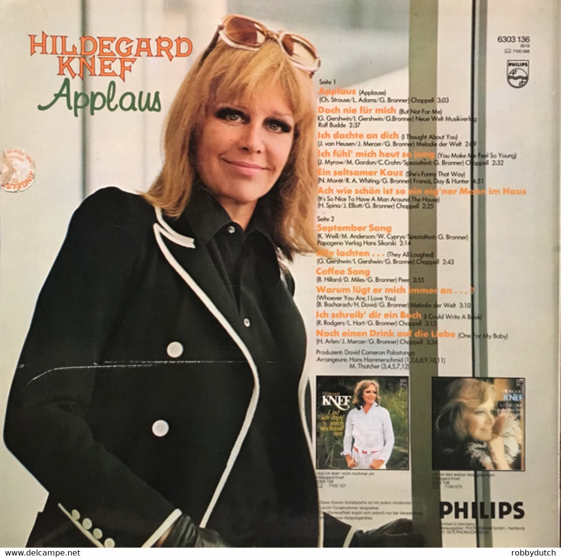 * LP *  HILDEGARD KNEF - APPLAUS (Germany 1975 - Other - German Music