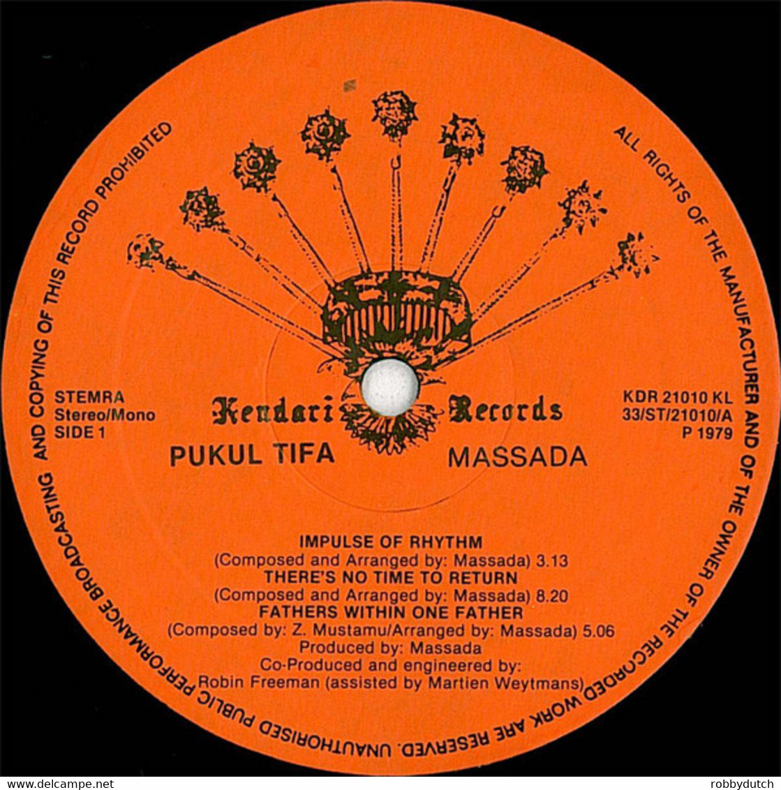 * LP * MASSADA - PUKUL TIFA (Holland 1979)