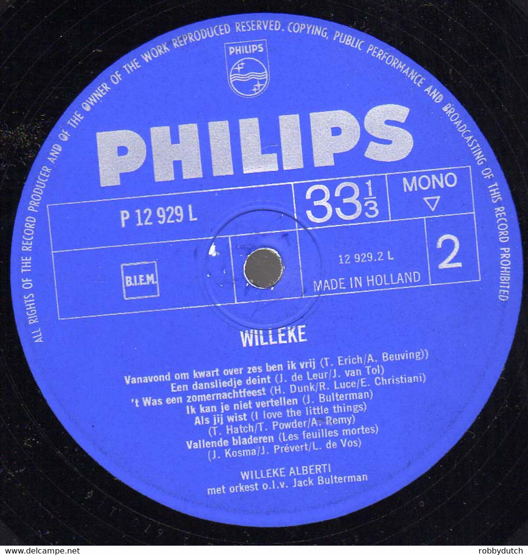 * LP * WILLEKE ALBERTI - WILLEKE (1e LP 1964 Mono) - Other - Dutch Music