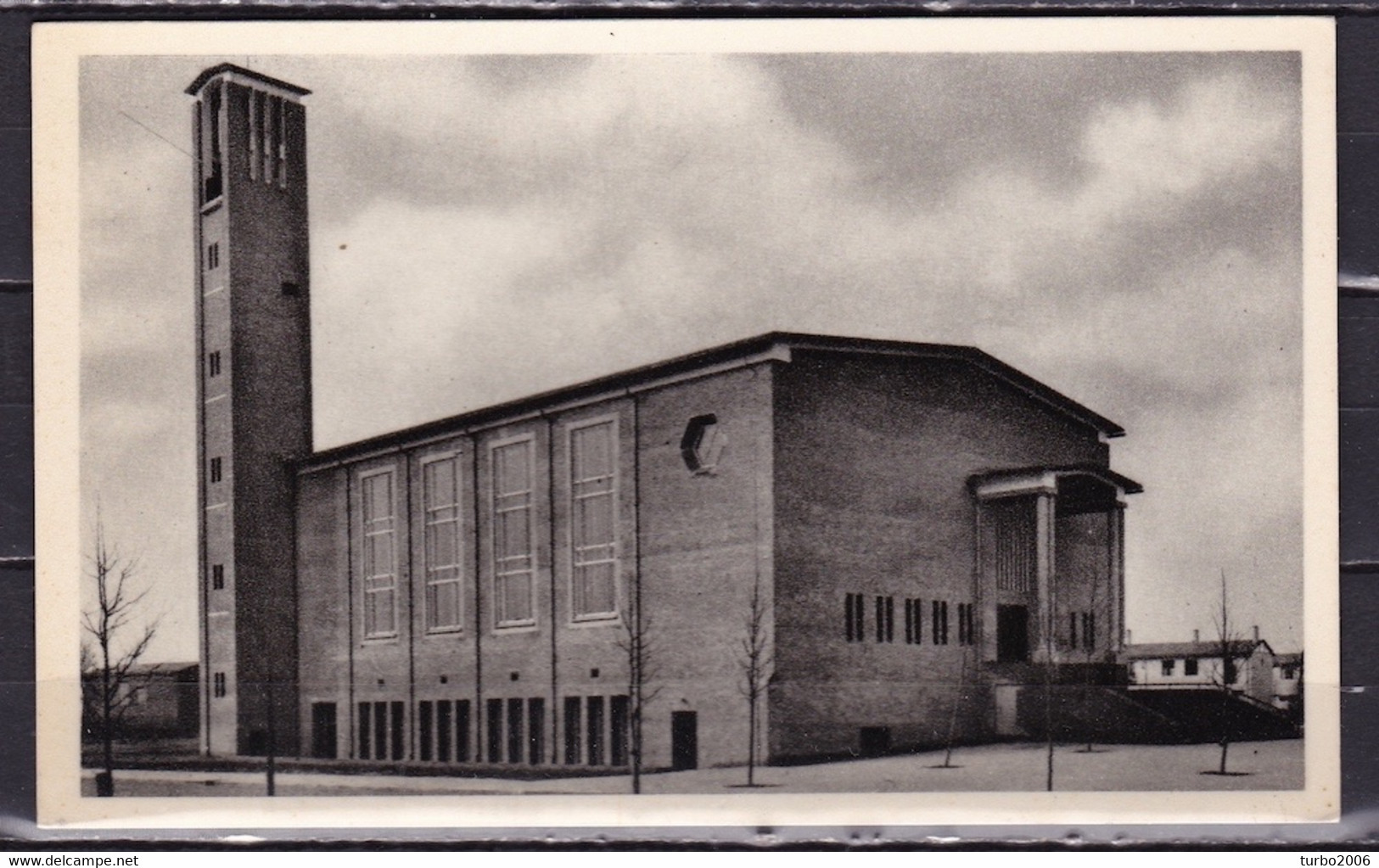 Ca. 1950 ? EMMELOORD Ger. Jeruzalemkerk Frontaanzicht Z/W Blanco - Emmeloord