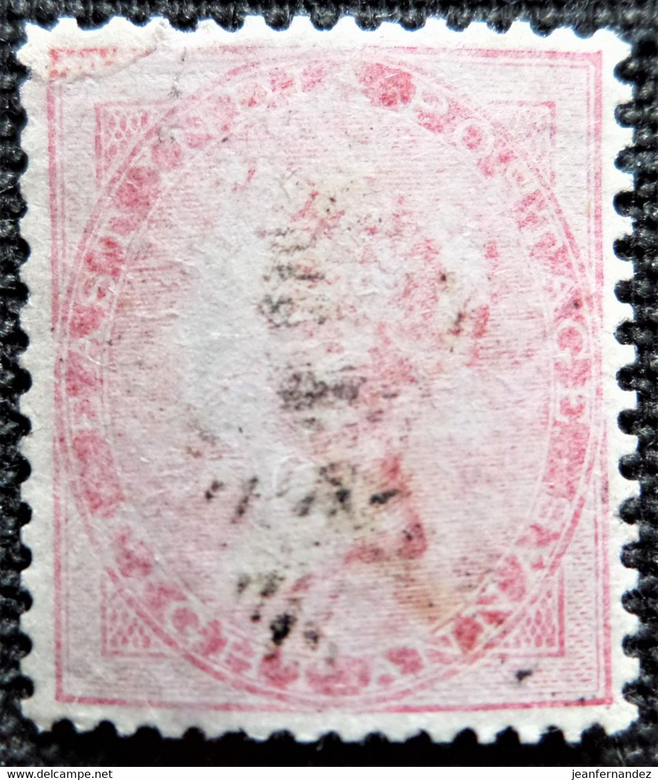 Timbres De L'Inde 1868 Queen Victoria Stampworld N°  29 Réparé - 1858-79 Compañia Británica Y Gobierno De La Reina