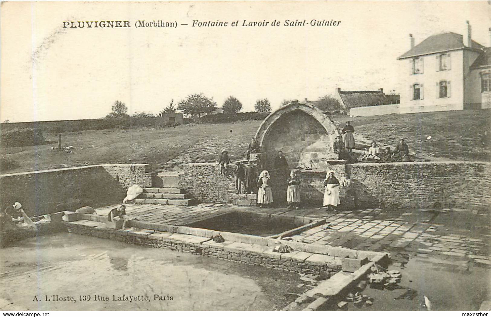 PLUVIGNER Fontaine Et Lavoir De Saint Guinier - Pluvigner