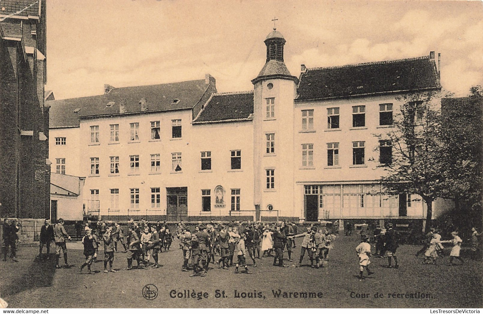 Belgique - Waremme - Collège Saint Louis Cour De Récréation - Edit. Nels - Enfant  - Carte Postale Ancienne - Borgworm