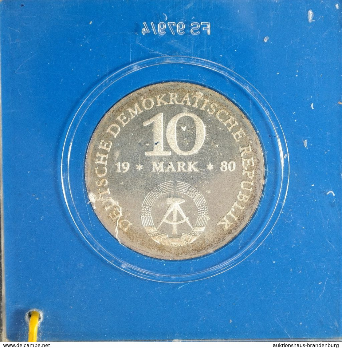 10 Mark 1980 DDR Gedenkmünze | GERHARD J.D. VON SCHARNHORST | 500er Silber PP | In Originalschatulle | Verplombt - Andere & Zonder Classificatie