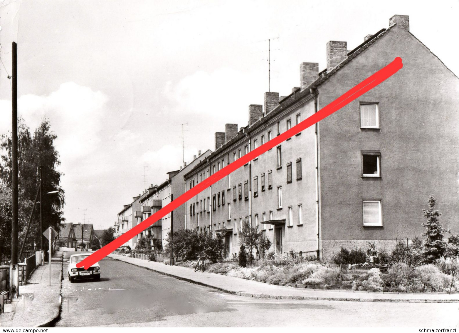 AK Döbern Straße Der Jugend Schützenstraße Feldstraße Neubauten A Tschernitz Schleife Weißwasser Forst Bad Muskau DDR - Döbern